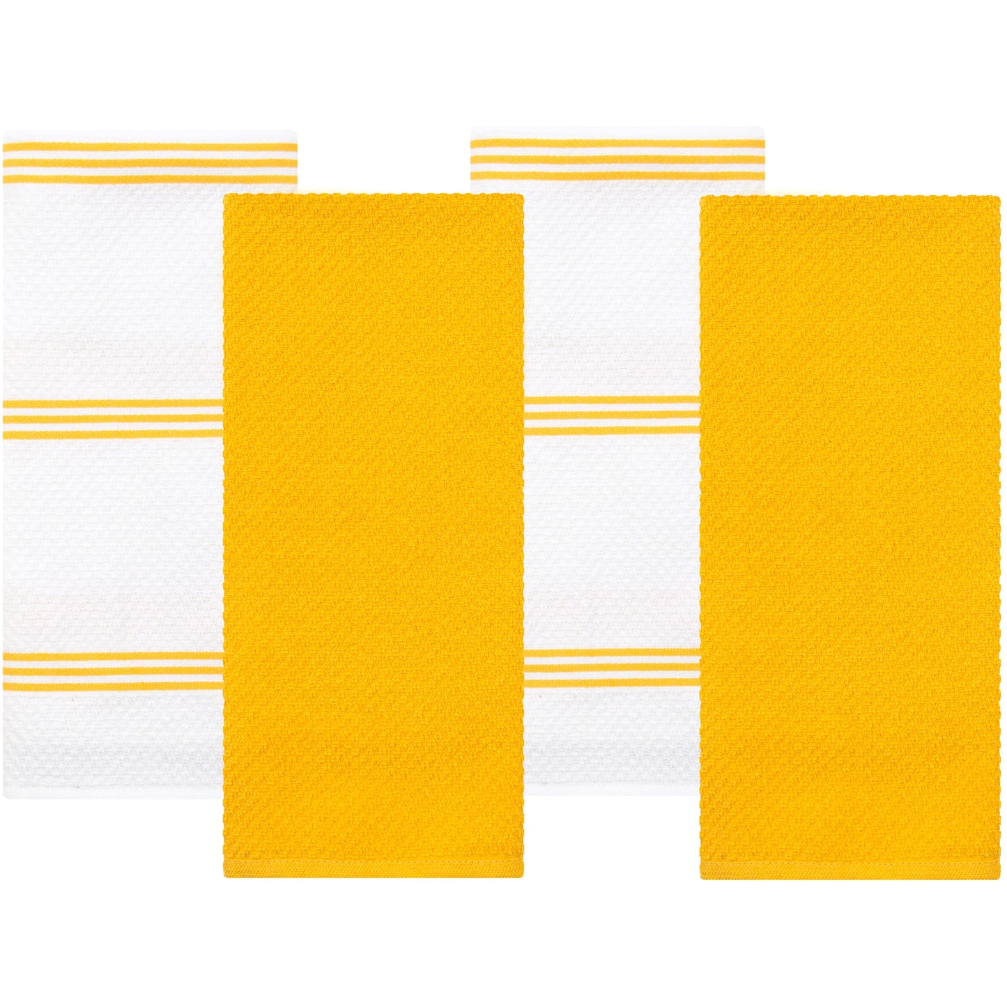 Set of 4 Cotton Terry Tea Towels available in Eight Colours - Sticky Toffee Store