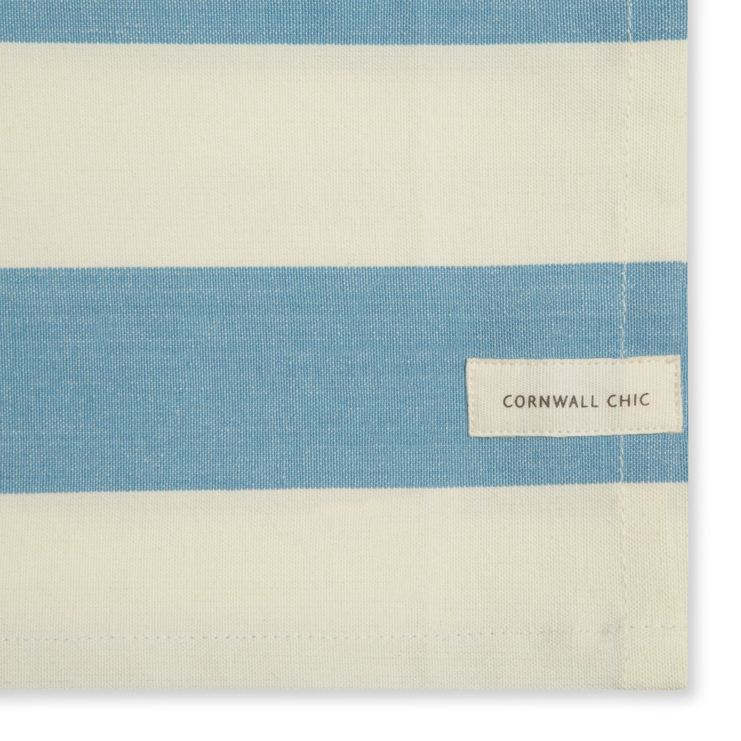 Set of 5 Woven Striped Cotton Tea Towels in Two Colours - Cornwall Chic - Sticky Toffee Store