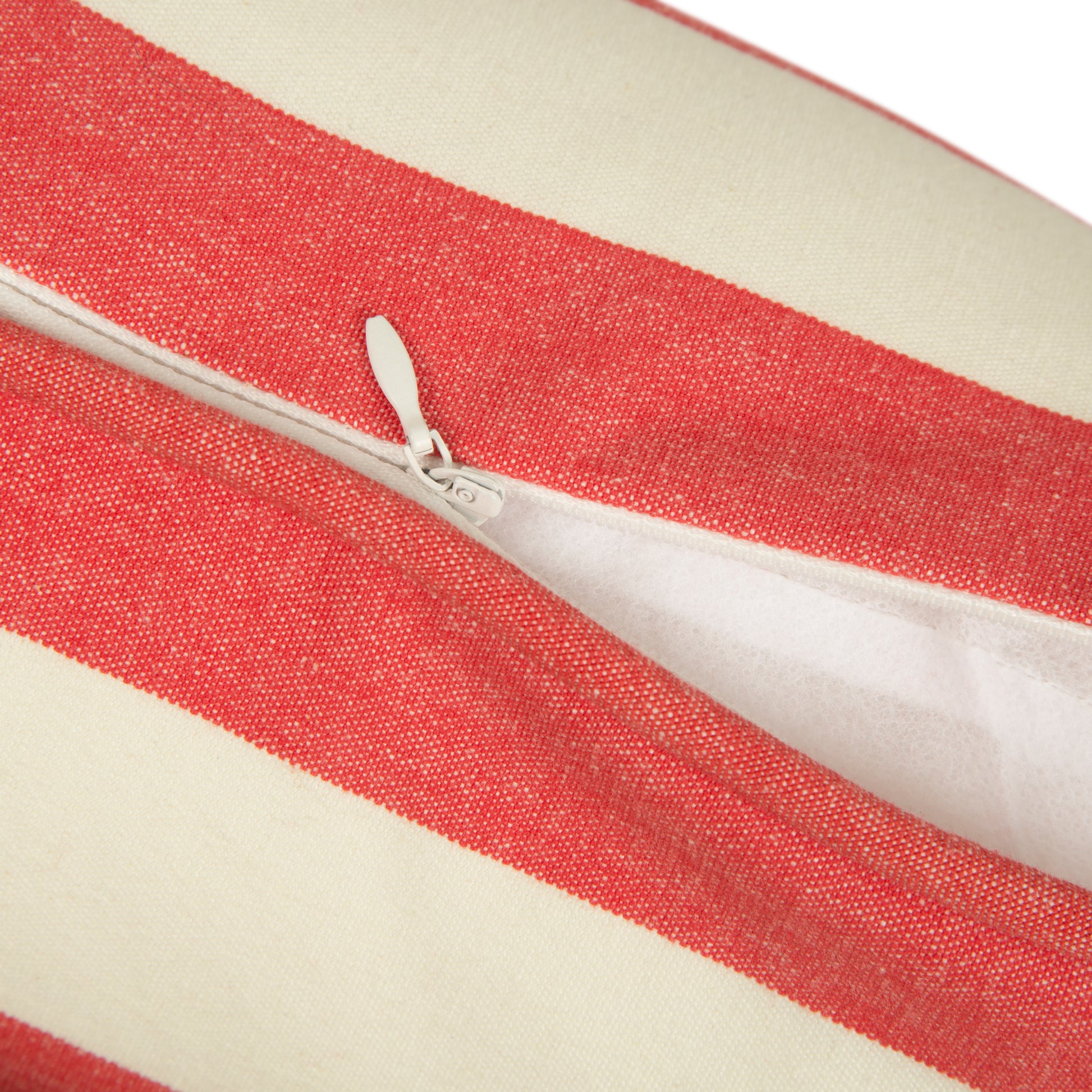 Set of 2 Woven Striped Cotton Cushion Covers in Three Colours - Cornwall Chic - Sticky Toffee Store
