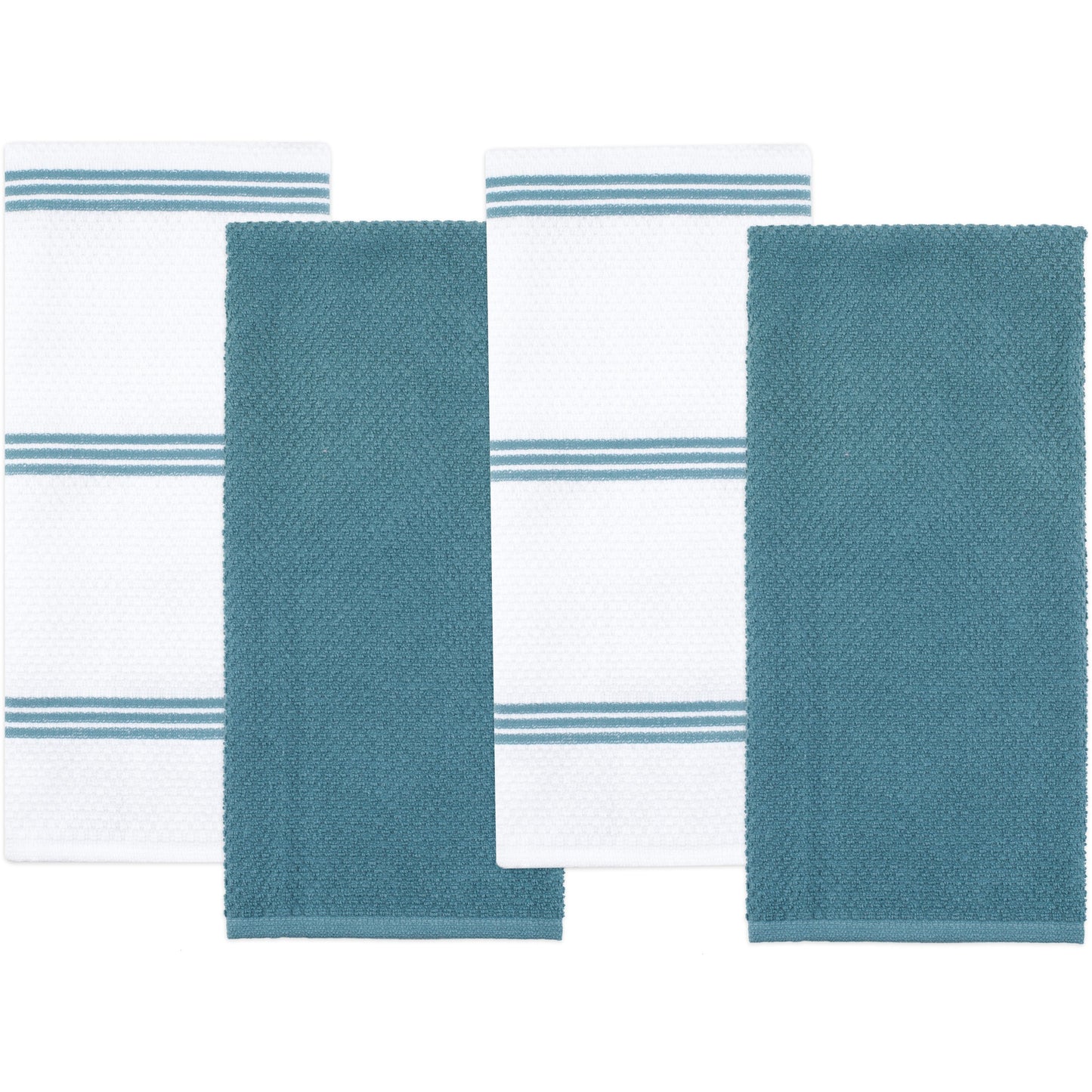 Set of 4 Cotton Terry Tea Towels available in Eight Colours - Sticky Toffee Store