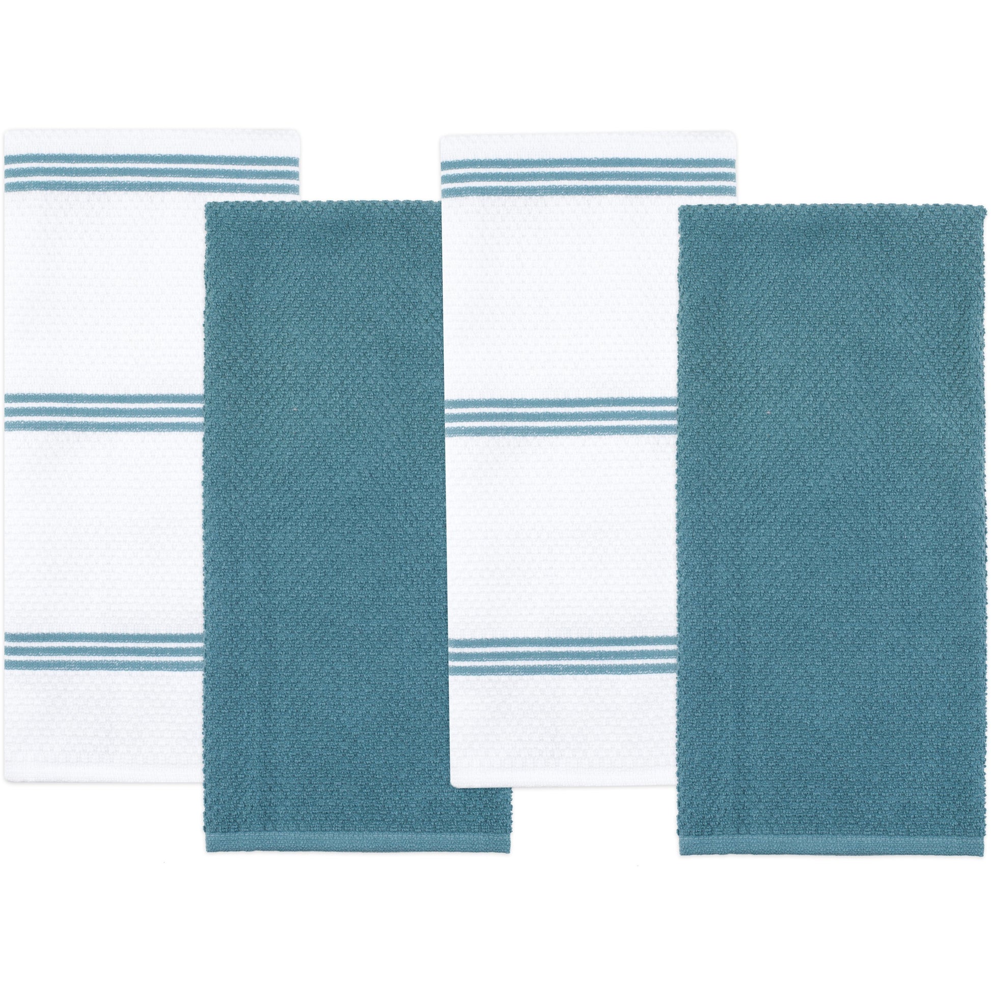Set of 4 Cotton Terry Tea Towels available in Eight Colours - Sticky Toffee Store