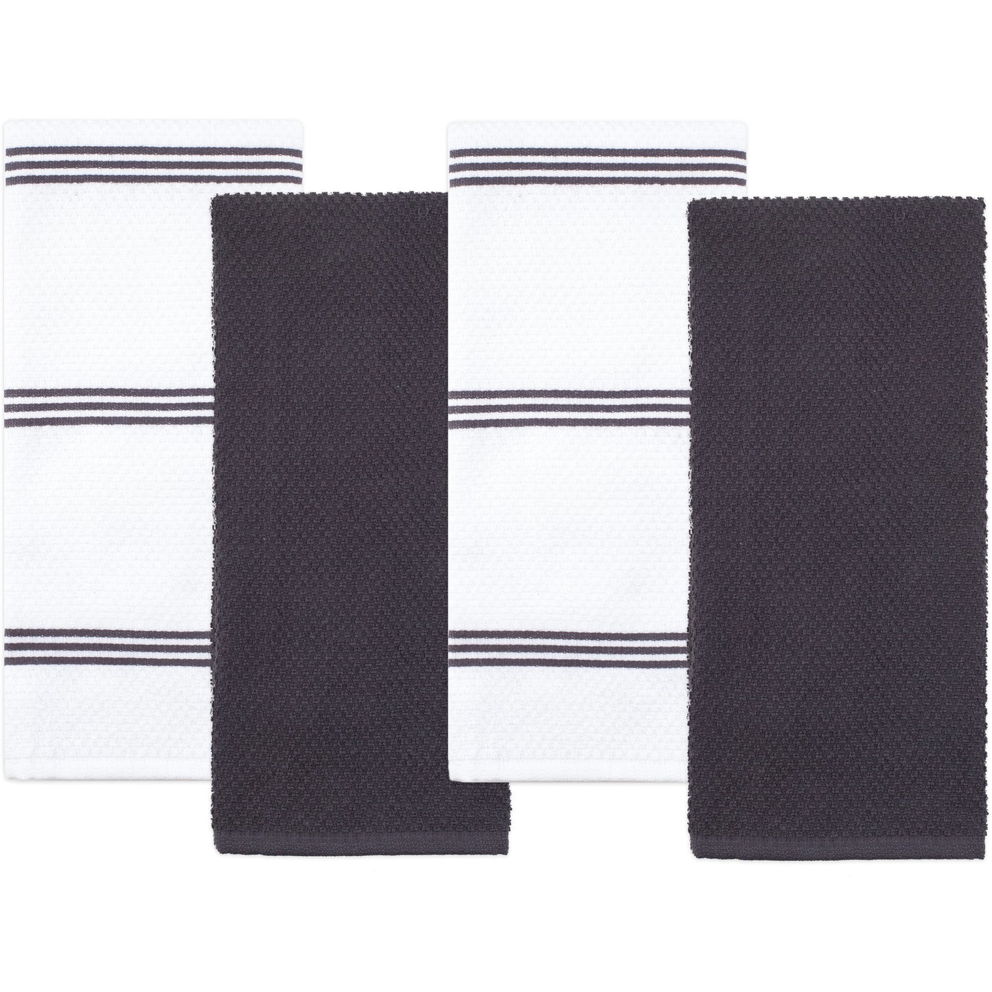 Set of 4 Cotton Terry Tea Towels available in Eight Colours - Sticky Toffee Store