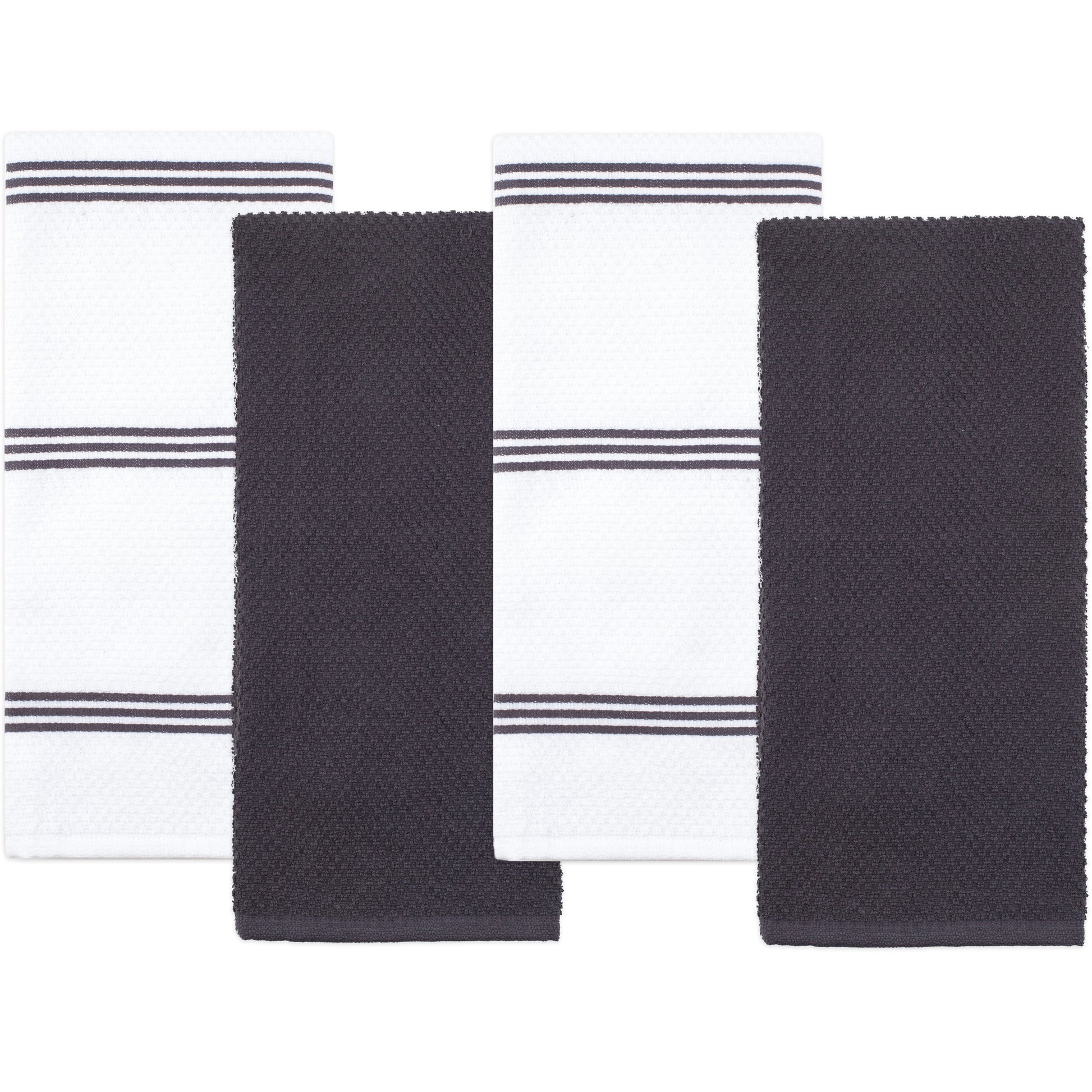 Set of 4 Cotton Terry Tea Towels available in Eight Colours - Sticky Toffee Store