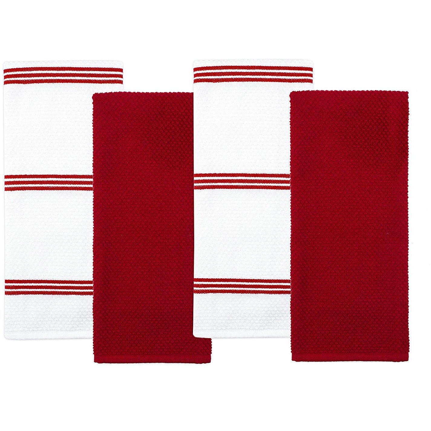 Set of 4 Cotton Terry Tea Towels available in Eight Colours - Sticky Toffee Store