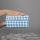 Set of 5 Thick Woven Mini Gingham Check Thick Cotton Tea Towels in Three Colours - Cornwall Chic - Sticky Toffee Store