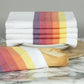 Set of 5 Multi-Coloured Herringbone Cotton Tea Towels in Six Colours - Sticky Toffee Store